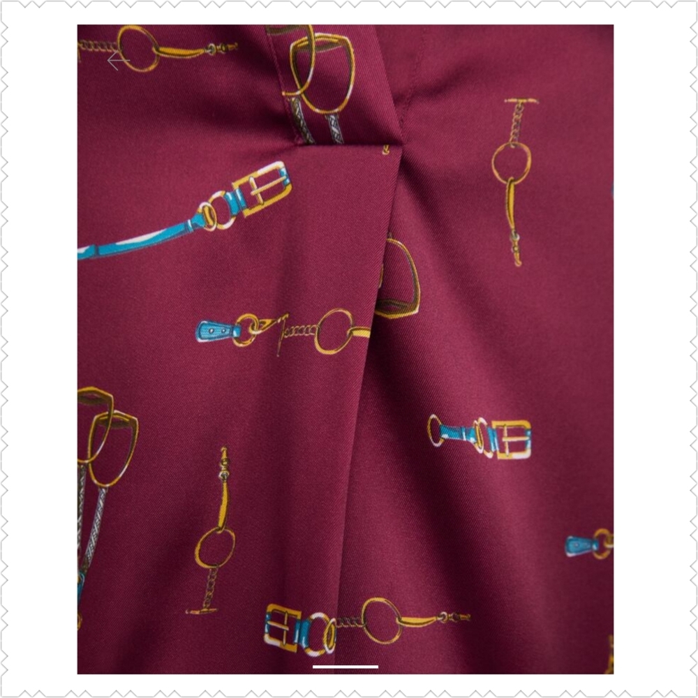 NWT Zara Women's Chain Print Top Size S - Picture 7 of 15